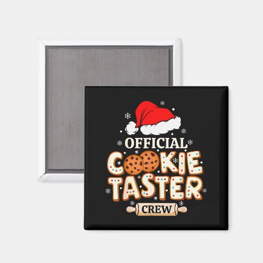 Cookie-Verkostungs-Team, Lustiges Weihnachtsback-T Magnet (Vorderseite/Rückseite)