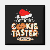 Cookie-Verkostungs-Team, Lustiges Weihnachtsback-T Magnet (Vorne)