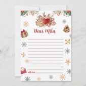 Cookie Weihnachtszeit Kapsel Notiz-Karte Dankeskarte (Vorderseite)