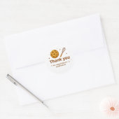 Cookie & Whisk Bakery Dankeschön-Aufkleber Runder Aufkleber (Umschlag)