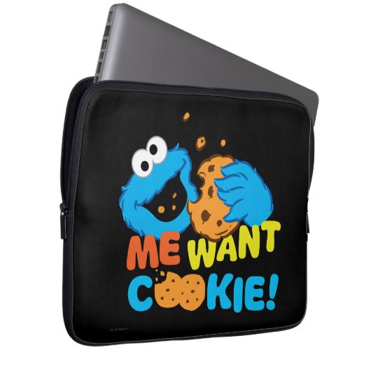 Cookie Will Cookie Laptopschutzhülle (Vorne Rechts)