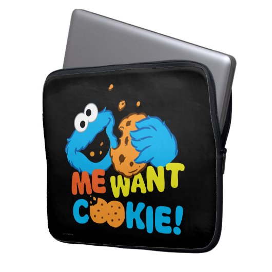 Cookie Will Cookie Laptopschutzhülle (Vorderseite Links)