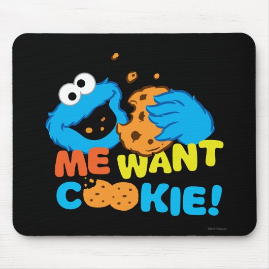 Cookie will Kekse Mousepad (Vorne)