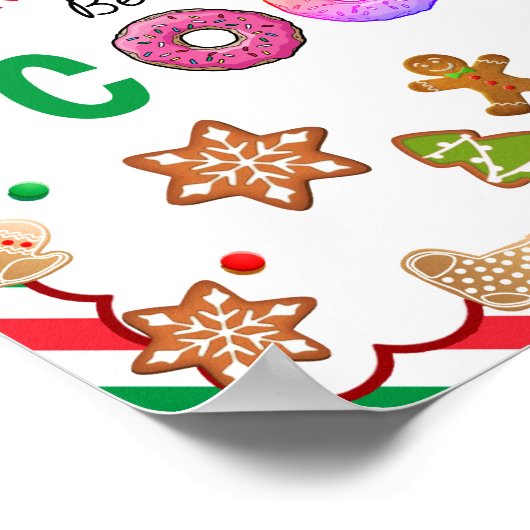 Cookie-Zeichen Poster (Ecke)