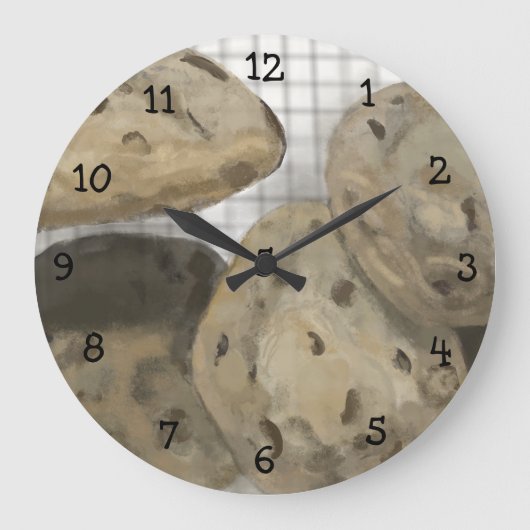 Cookie-Zeit Große Wanduhr (Vorderseite)