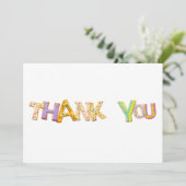 COOKIE ZUCKERGUSS EXTREME SCHRIFTART DANKESKARTE (Stehend Vorderseite)