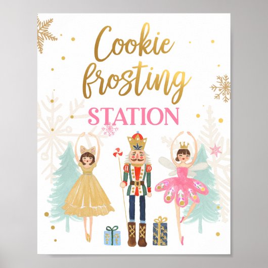 Cookie Zuckerguss Station Nutcracker Ballerina Gir Poster (Vorne)