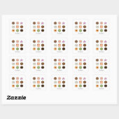 Cookies Aufkleber (Blatt)