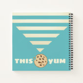 Cookies backen personalisiertes Kochbuch Rezept Notizblock (Rückseite)