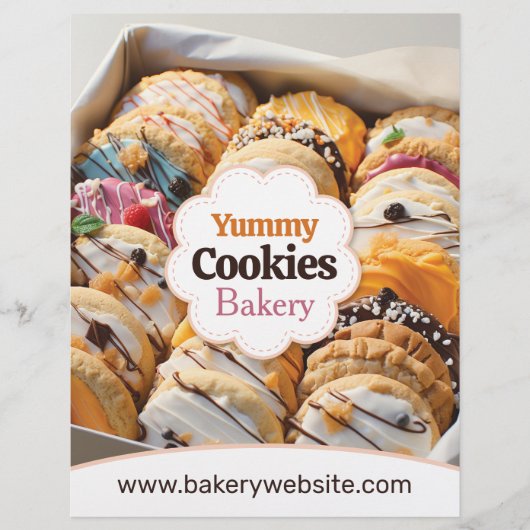 Cookies Bakery Flyer Template (Vorne)