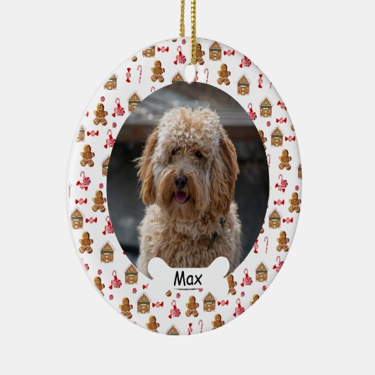 Cookies Benutzerdefiniertes Foto für Welpen Keramik Ornament (Rechts)