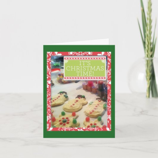 "Cookies Bitte" Anmerkung Karte (Vorderseite)