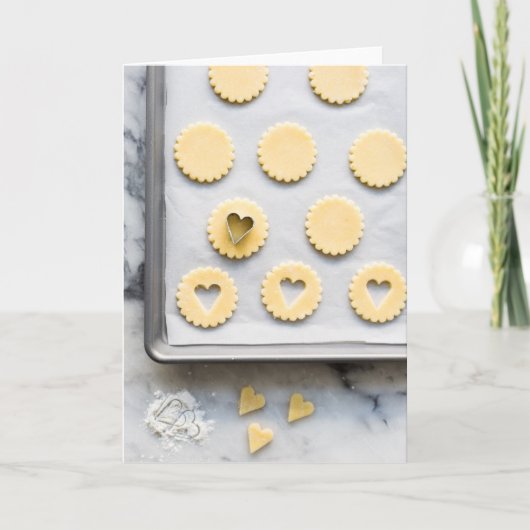 Cookies blank greeting card karte (Vorderseite)