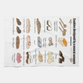 Cookies by AI Weirdness - Kitchen towel Geschirrtuch (Horizontal)