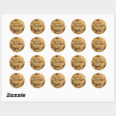Cookies By: (Ihr Name) Stickers (Blatt)