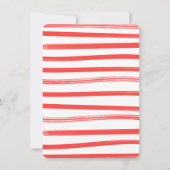 Cookies & Cocktails Weihnachtscocktail Party Einladung (Rückseite)