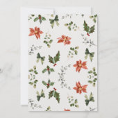 Cookies & Cocktails Winter Christmas Holiday Party Einladung (Rückseite)