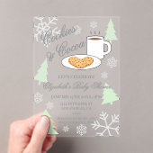 Cookies & Cocoa Baby Shower Acryleinladungen (Insitu (Handheld))