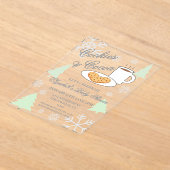 Cookies & Cocoa Baby Shower Acryleinladungen (Ablage )