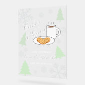 Cookies & Cocoa Baby Shower Acrylschild (Winkel)