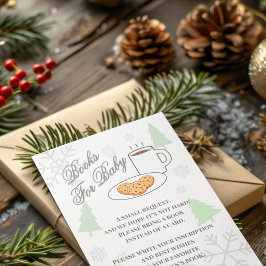 Cookies & Cocoa Baby Shower Books For Baby Begleitkarte