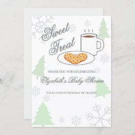 Cookies & Cocoa Baby Shower Dankeskarte