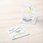 Cookies & Cocoa Baby Shower Rechteckiger Pappuntersetzer (Vor Ort)