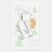 Cookies & Cocoa Baby Shower Serviette (Vorderseite)