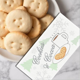 Cookies & Cocoa Baby Shower Serviette