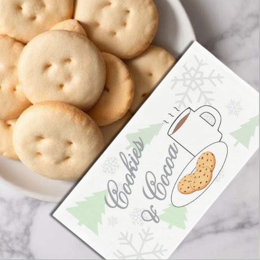 Cookies & Cocoa Baby Shower Serviette