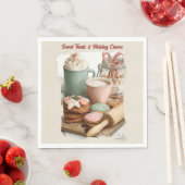 Cookies, Cocoa & Christmas Cheer Serviette (Beispiel)