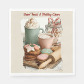 Cookies, Cocoa & Christmas Cheer Serviette (Vorderseite)