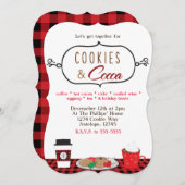 COOKIES & COCOA Feierlichkeiten Einladung (Vorne/Hinten)