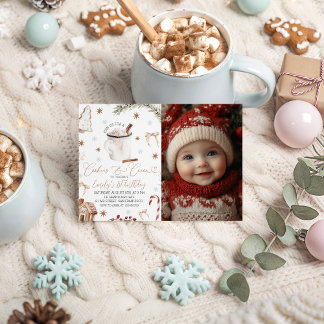 Cookies & Cocoa Foto-Einladung Einladung