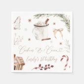 Cookies & Cocoa Napkin Serviette (Vorderseite)