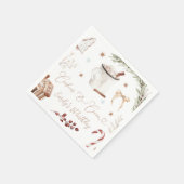 Cookies & Cocoa Napkin Serviette (Ecke)