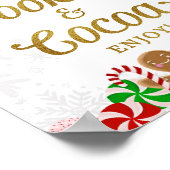 Cookies & Cocoa Sweet Christmas Party Unterschreib Poster (Ecke)