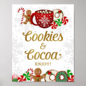 Cookies & Cocoa Sweet Christmas Party Unterschreib Poster (Vorne)