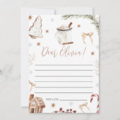 Cookies & Cocoa Time Capsule Card Einladung (Vorderseite)