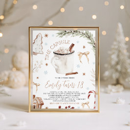 Cookies & Cocoa Time Capsule Sign Sockelschild