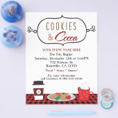 COOKIES & COCOA Weihnachtsfeier Event Flyer (Einzeln)