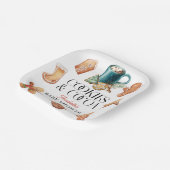 Cookies & Cocoa Weihnachtsgeschenk Kinderdusche Pappteller (Gewinkelt)
