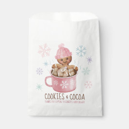 Cookies & Cocoa Winter Girl Babydusche Geschenktütchen