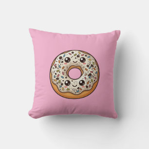 Cookies & Cream Donut Kawaii Kissen