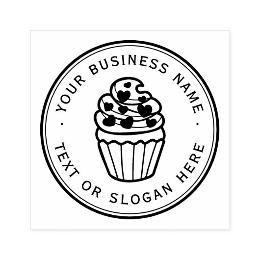 Cookies Custom Business Logo Große Gummistempel (Prägung)