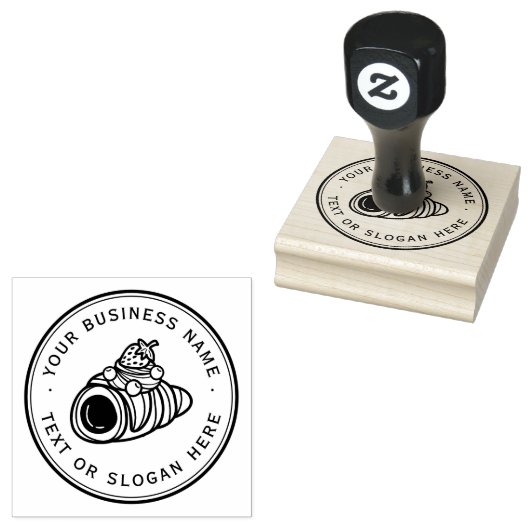 Cookies Custom Business Logo Große Gummistempel (Stempel)