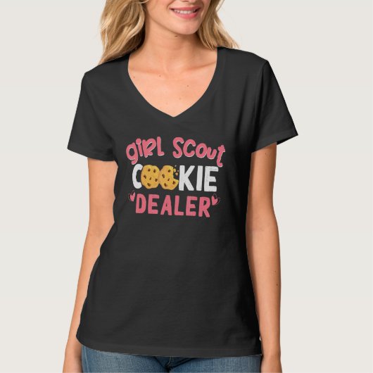 Cookies Dealer Scout für Girls Bäckerei Bakes Cook T-Shirt (Vorderseite)