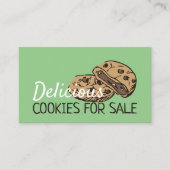 Cookies Design, Cookie Sales Fundraising-Karte Visitenkarte (Vorderseite)