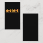 Cookies Dessert Food Lover Biscuit Eater Visitenkarte (Vorne/Hinten)