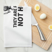 COOKIES DISlike NOT HUMAN Geschirrtuch (Viertel Falte)